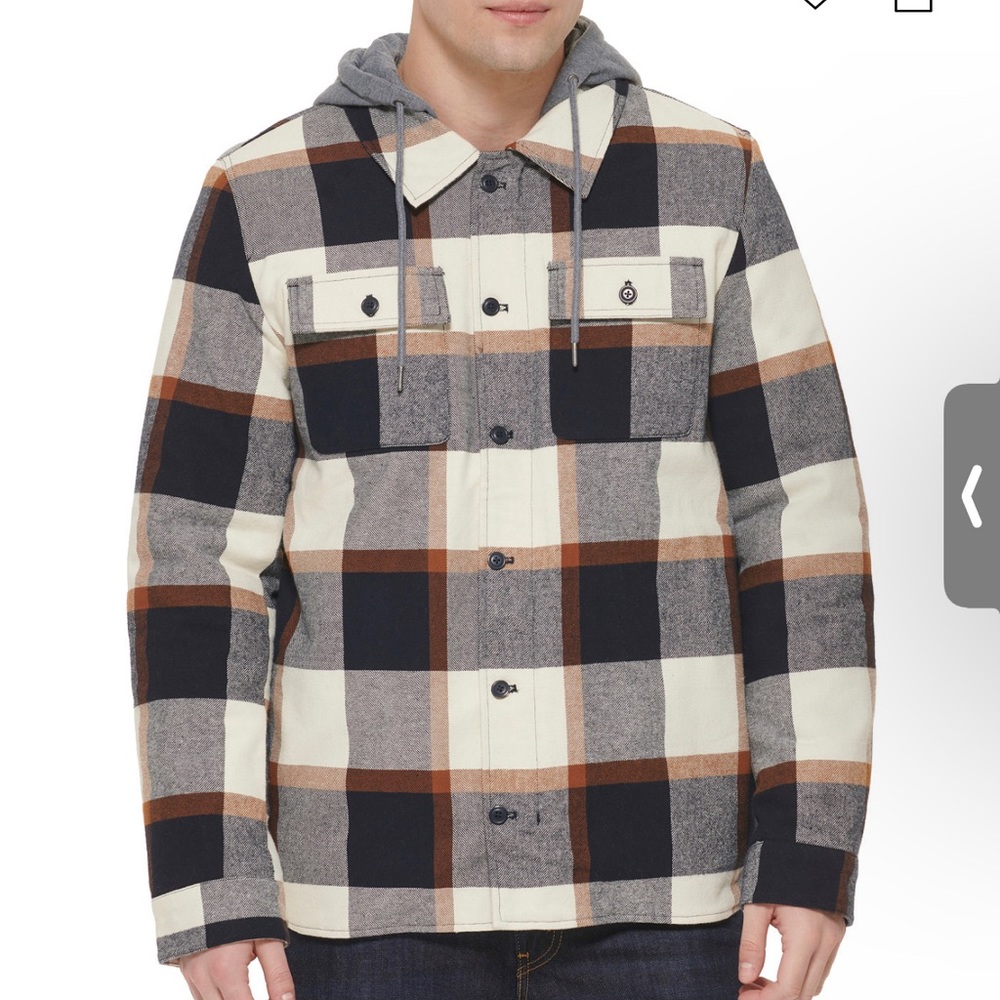 Levi's New! Men's Flannel Shirt Jacket BNWTS Retails $130.00